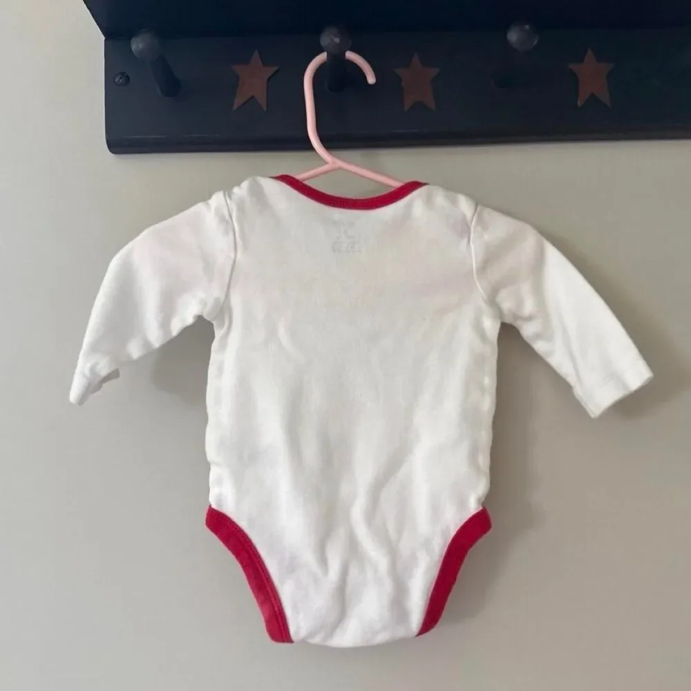 Carter-s White and Red Sleepsuits-babygrows